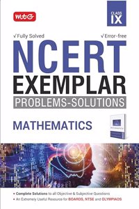 MTG NCERT Exemplar Problem Solutions Mathematics Class 9 - Complete Solution to all Objective and Subjective Questions