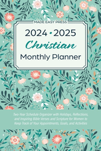 2024-2025 Christian Monthly Planner