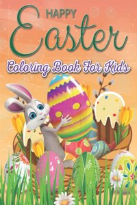 Happy Easter Coloring Book for Kids