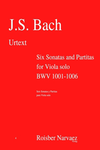 Six Sonatas and Partitas for Viola solo BWV 1001-1006