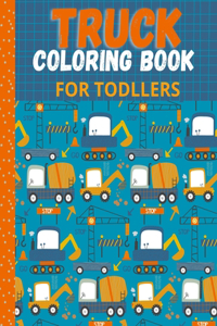 Truck coloring book for toddlers