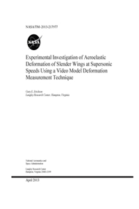 Experimental Investigation of Aeroelastic Deformation of Slender Wings at Supersonic Speeds Using a Video Model Deformation Measurement Technique