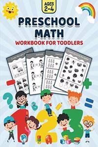 Preschool Math Workbook for Toddlers