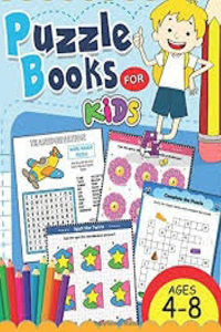 Puzzle Book For kids ages 4-8
