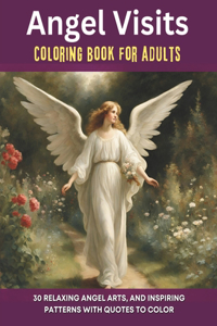 Angel Visits Coloring Book For Adults