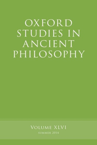 Oxford Studies in Ancient Philosophy, Volume 46