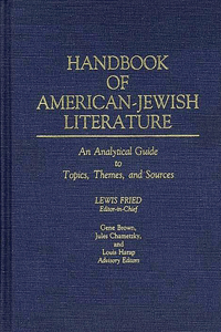 Handbook of American-Jewish Literature