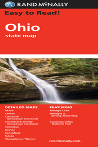 Rand McNally Easy to Read! Ohio State Map