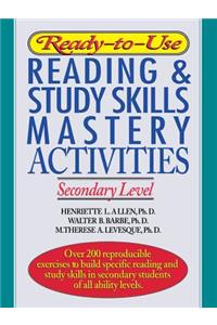 Ready-To-Use Reading & Study Skills Mastery Activities