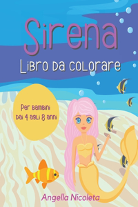 Sirena Libro da colorare