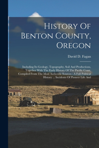 History Of Benton County, Oregon