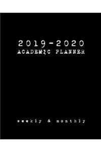 2019-2020 Academic Planner Weekly And Monthly