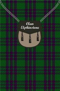 Clan Elphinstone Tartan Journal/Notebook
