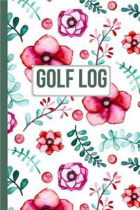 Golf Scorecard Log Book