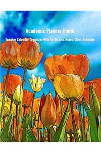 Academic Planner Floral