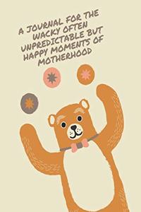 A Journal for the Wacky Often Unpredictable But Happy Moments of Motherhood