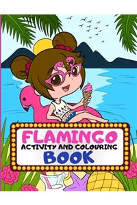 Flamingo Activity and Colouring Book