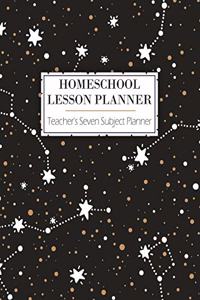 Homeschool Lesson Planner - Teacher's Seven Subject Planner