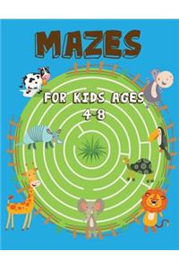 Mazes for Kids Ages 4-8