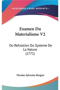 Examen Du Materialisme V2