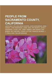 People from Sacramento County, California