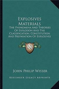 Explosives Materials