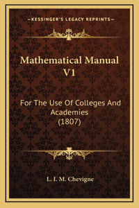 Mathematical Manual V1