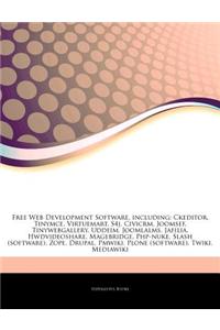Articles on Free Web Development Software, Including