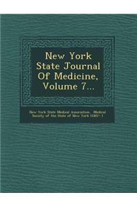 New York State Journal of Medicine, Volume 7...