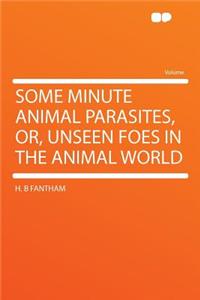 Some Minute Animal Parasites, Or, Unseen Foes in the Animal World