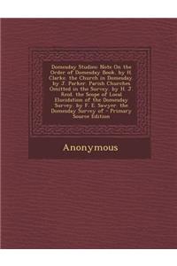 Domesday Studies