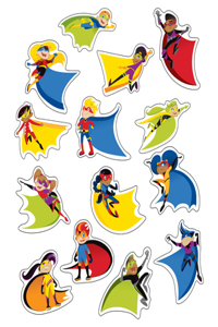 Super Power Super Kids Cutouts