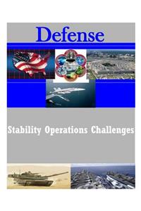 Stability Operations Challenges