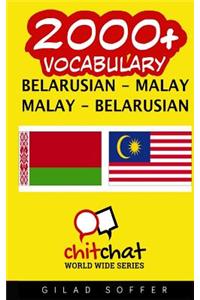 2000+ Belarusian - Malay Malay - Belarusian Vocabulary