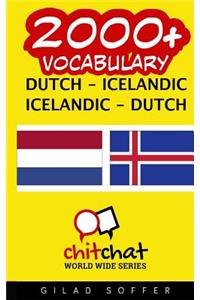 2000+ Dutch - Icelandic Icelandic - Dutch Vocabulary