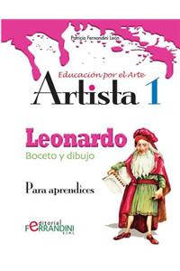 Artista Leonardo-Boceto y dibujo