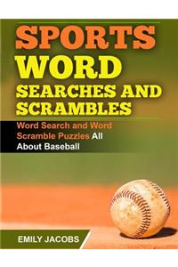 Sports Word Searches and Scrambles - Baseball