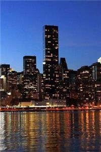 Mind Blowing Manhatta New York City Skyline 150 page lined journal