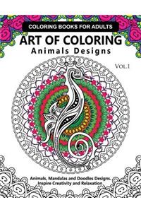 Art of Coloring Animals Design