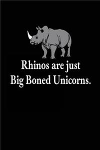 Rhinos Are Just Big Boned Unicorns