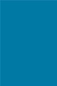 Journal Pacific Blue Color Simple Plain Pacific Blue