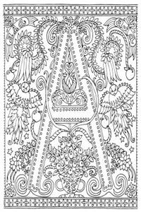 Color My Cover Journal - Creative Alphabet - A