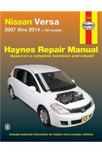 Haynes Nissan Versa 2007 Thru 2014 All Models Manual