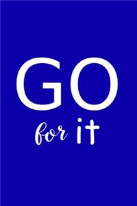 2020 Daily Planner Motivational Saying Go For It 388 Pages