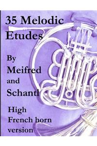 35 Melodic Etudes, High French Horn Version