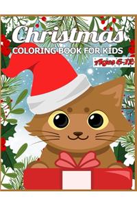 Christmas Coloring Book for Kids Ages 6-12
