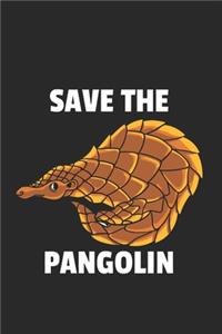 Pangolin Schuppentier Notizbuch