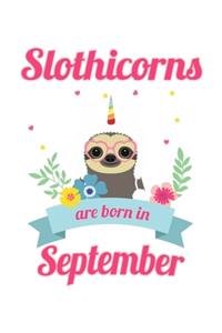 Slothicorns are born in September