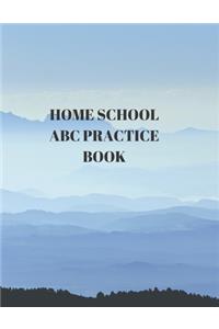 Home School ABC Practice Book