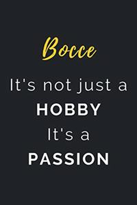 Bocce It's not just a Hobby It's a Passion